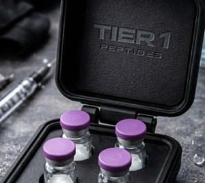 Tier 1 Peptides 4-Vial Protective Case